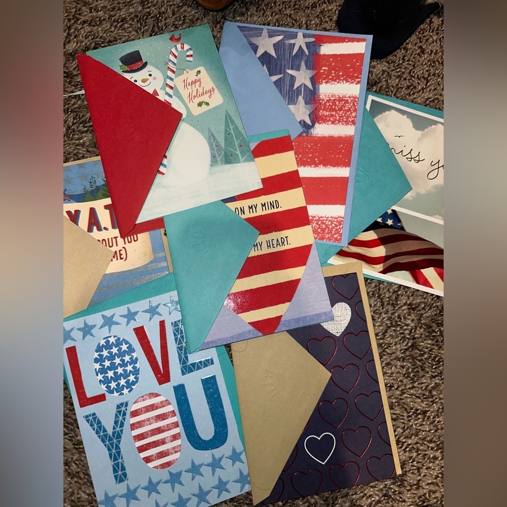 7 Military Hallmark Greeting Cards